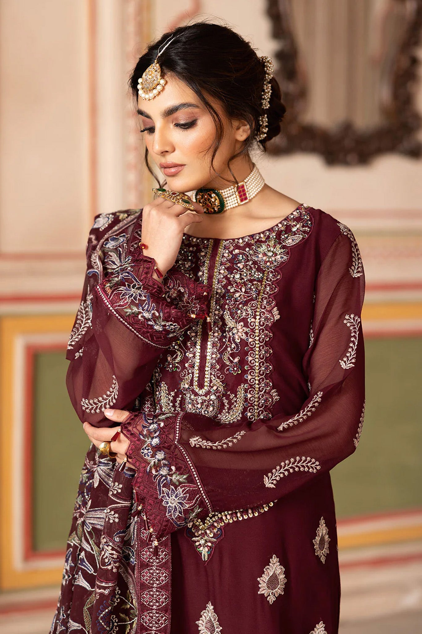 Dastan by Ramsha Unstitched 3 Piece Formals Vol-03 Collection'2025-T-301