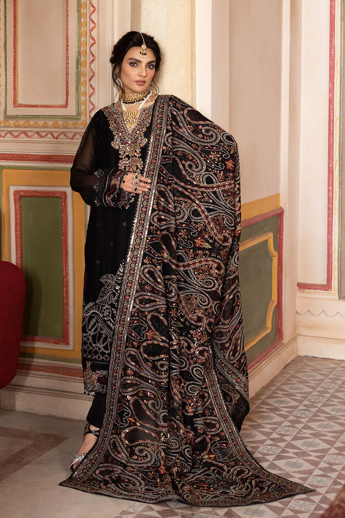 Dastan by Ramsha Unstitched 3 Piece Formals Vol-03 Collection'2025-T-304