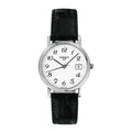Tissot Desire Black Leather strap White Dial Quartz Watch for Ladies - T-52112112