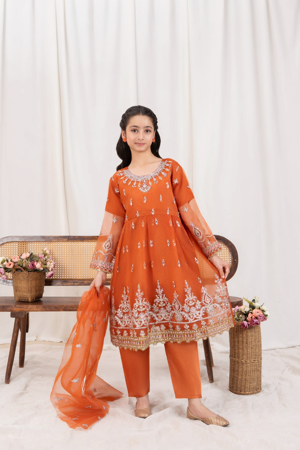 Khayat Stitched 3 Piece Kids Formals Suit Khayat-Rustica