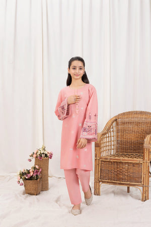 Khayat Stitched 2 Piece Kids Summer Collection'2025 Orchid