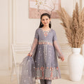 Khayat Stitched 3 Piece Formals Kids Collection'2025-Greyish