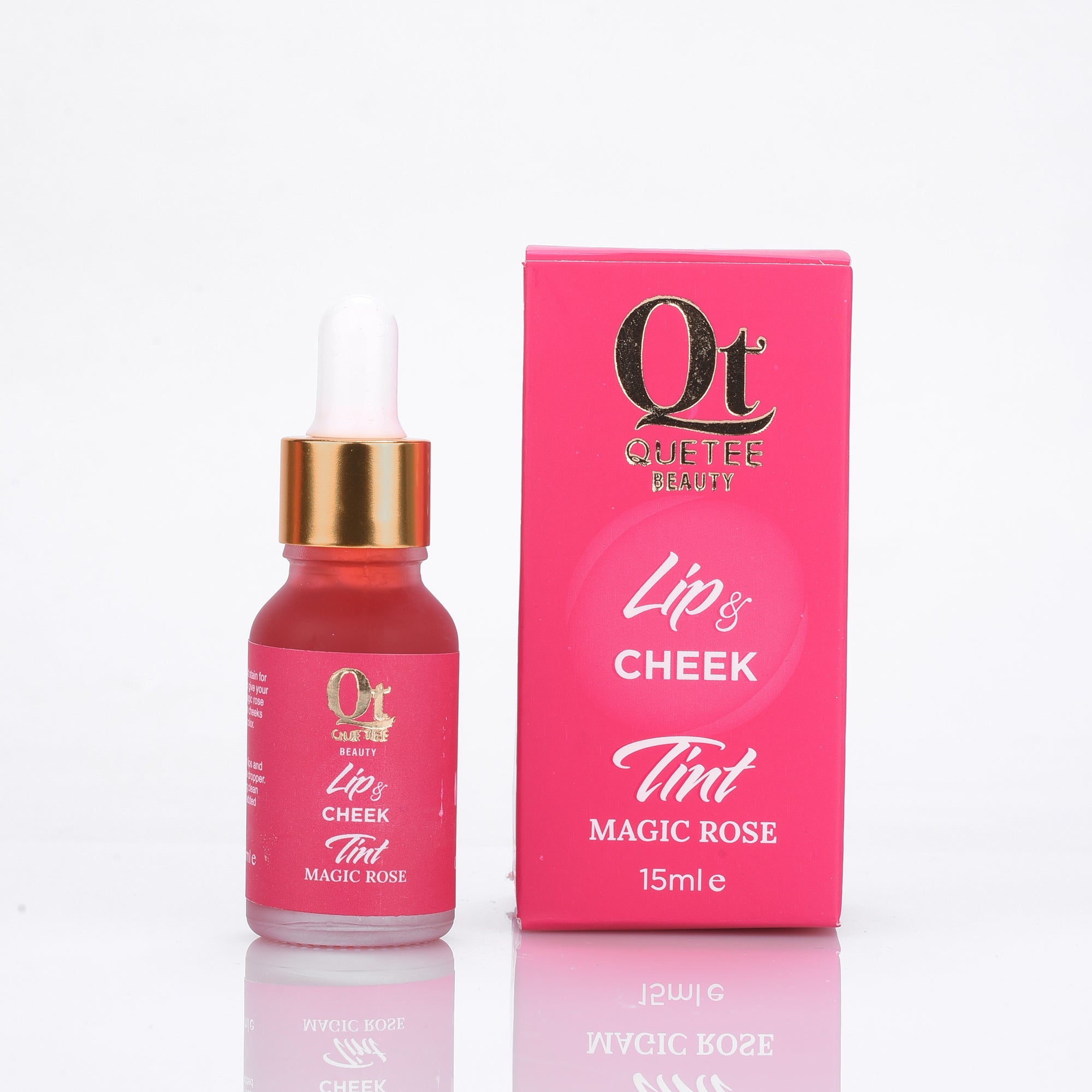 Quetee Beauty Lip  & Cheek  Color Magic Rose