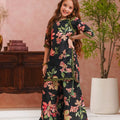 Tng By Md Stitched Kids-Sargoshi-Kid | Gharara Set | Black