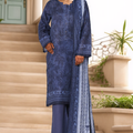 Sada Bahar Stitched 3 Piece Printed Khaddar Vol-02 Collection'2025-KD-PR-6564-Blue