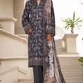 Sada Bahar Stitched 3 Piece Printed Khaddar Vol-02 Collection'2025-KD-PR-6556-Black