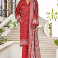 Sada Bahar Stitched 3 Piece Printed Khaddar Vol-02 Collection'2025-KD-PR-6550-Rust