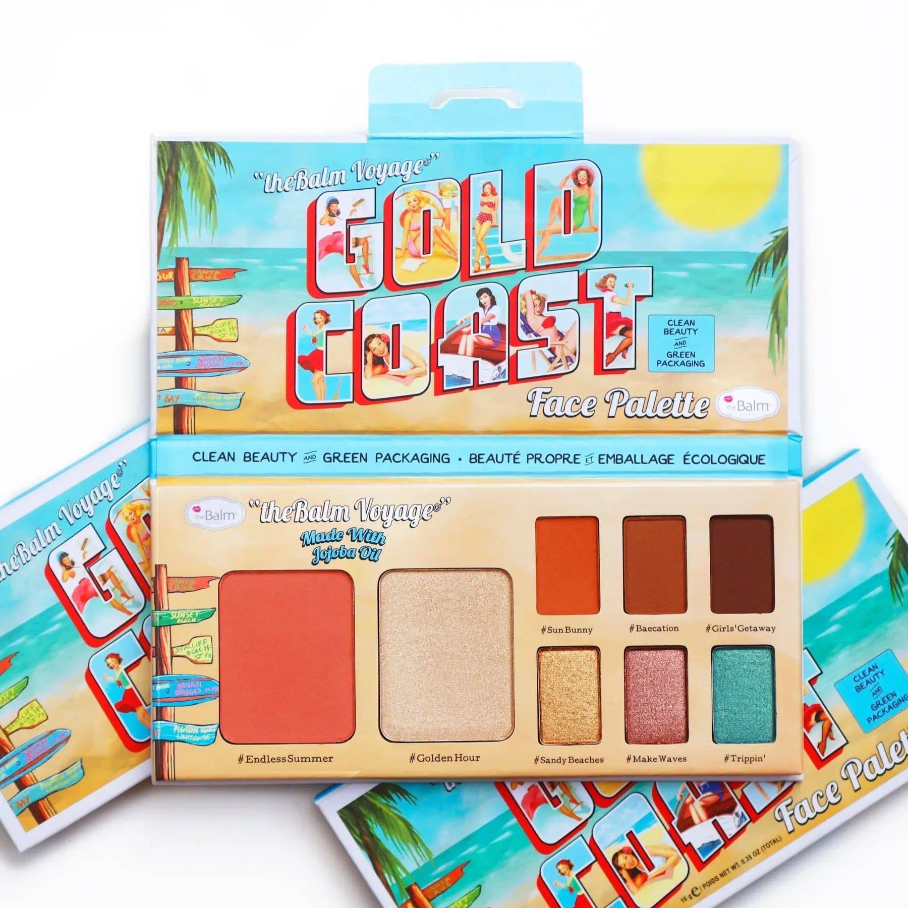The Balm Pakistan - Gold Coast Face Palette - Model Roz x theBalm - My Store