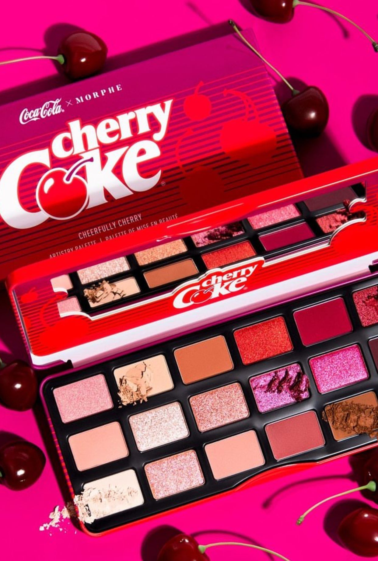 Morphe x Coca Cola Cheerfully Cherry Coke Artistry Palette
