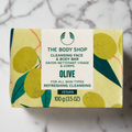 The Body Shop Cleansing Face & Body Bar Soap - Olive