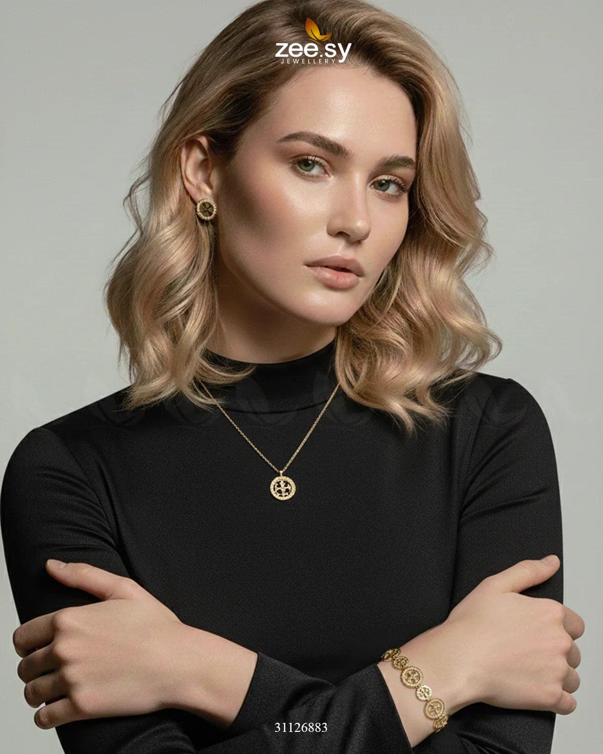 Zeesy Tory Cubic Zircon Jewelry Set