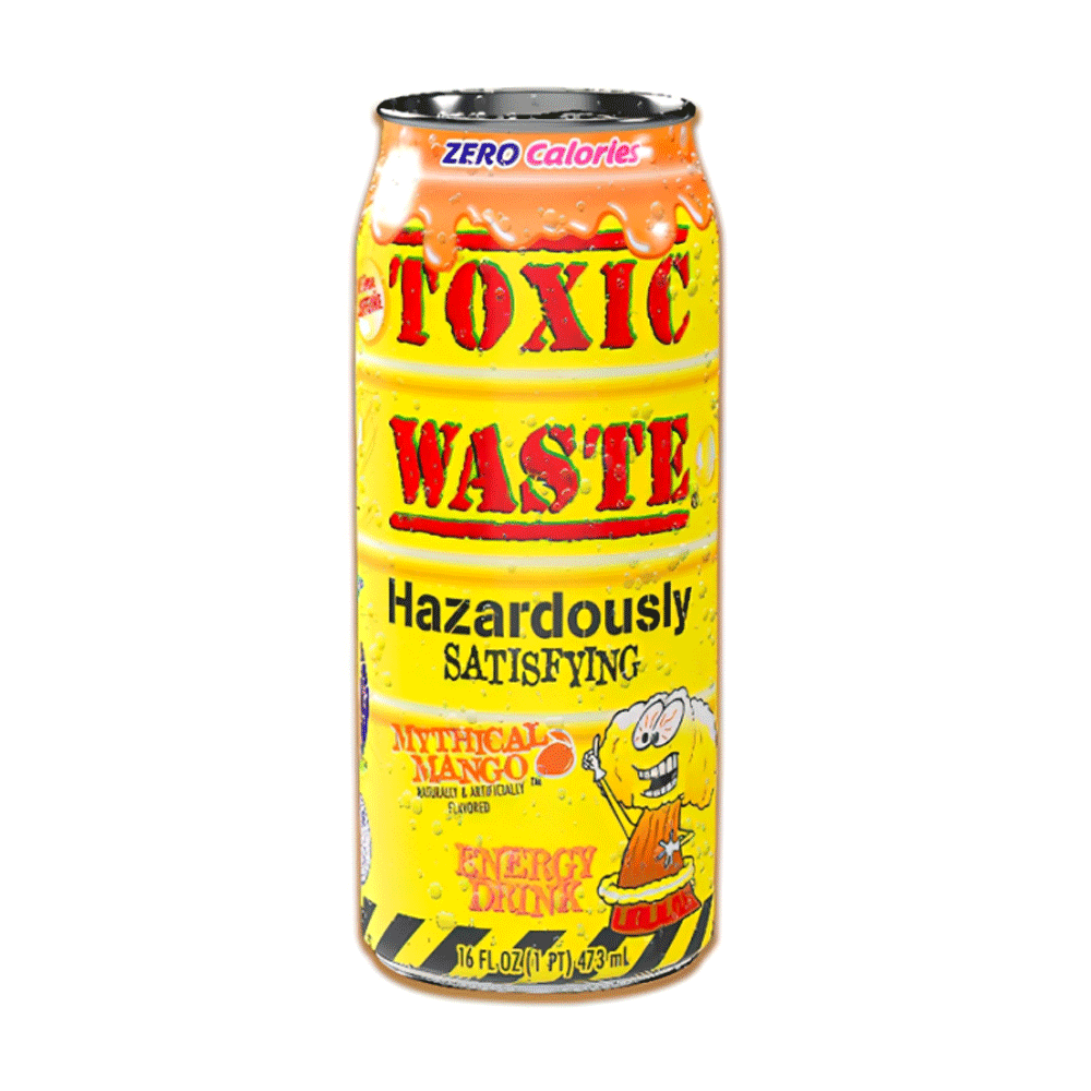 Toxic Waste Mythical Mango Energy Drink 473ml