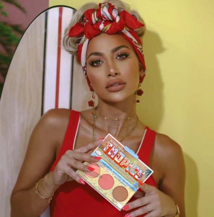 The Balm Voyage Tropics Powder Trio with 2 Blushes & 1 Bronzer