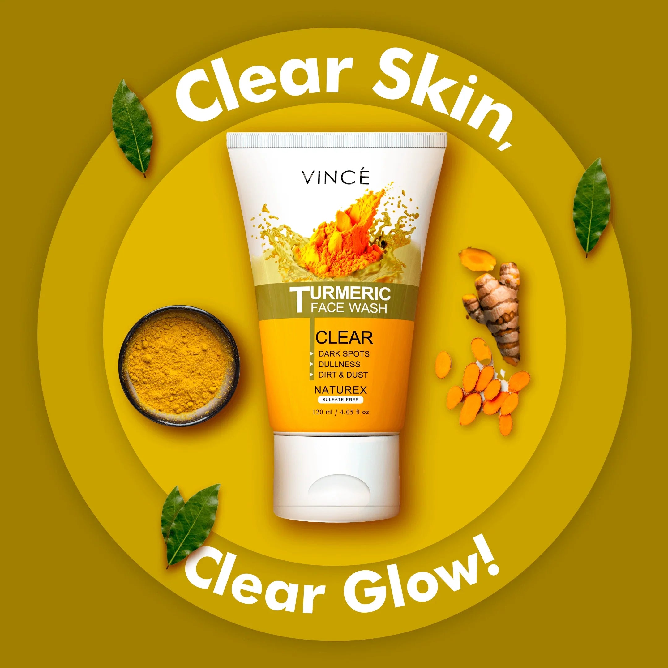 Vince - Turmeric Face Wash - 120ml