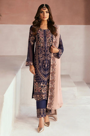 Arzoo by Ramsha Unstitched 3 Piece Chiffon Vol 01 Collection'2025-U-104