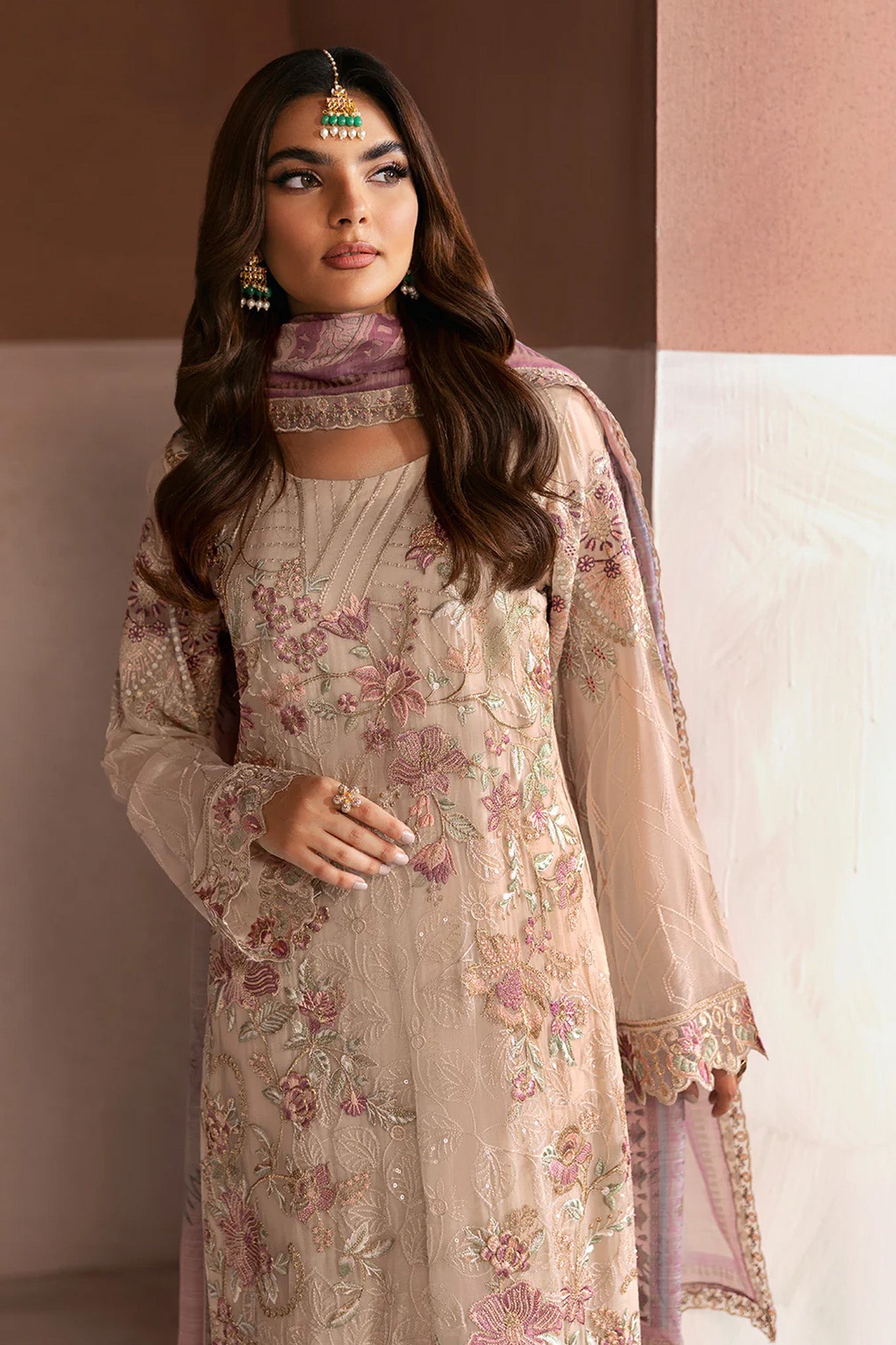 Arzoo by Ramsha Unstitched 3 Piece Chiffon Vol 01 Collection'2025-U-111