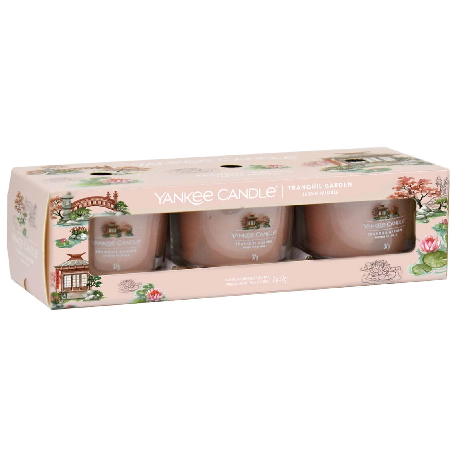 Yankee Candle Pack Of 3x37G - Tranquil Garden
