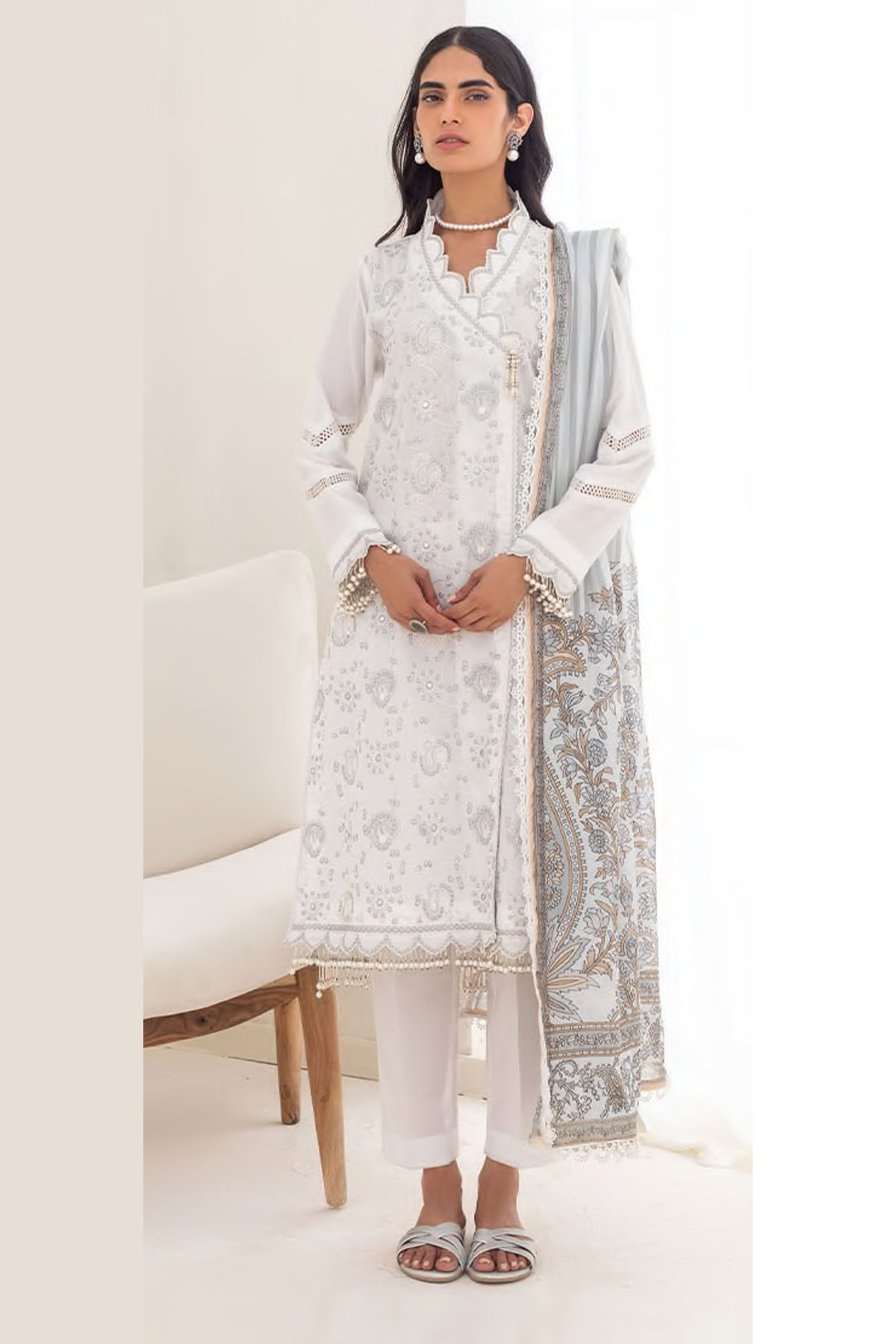 zellbury -Shirt Shalwar Dupatta - - 3 pc Lawn Suit -Vol.4