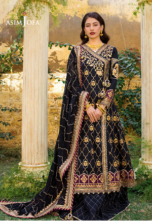 Asim Jofa Luxury Lawn '23 Ajlr-29 Embroidered Lawn 3 Pcs