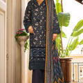 Rania By Sada Bahar Stitched 3 Piece Emb Lawn Vol-02 Collection-D-4076-Blue