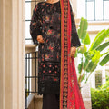 Rania By Sada Bahar Stitched 3 Piece Emb Lawn Vol-02 Collection-D-3995-Black