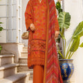 Rania By Sada Bahar Stitched 3 Piece Emb Lawn Vol-02 Collection-D-3993-Rust
