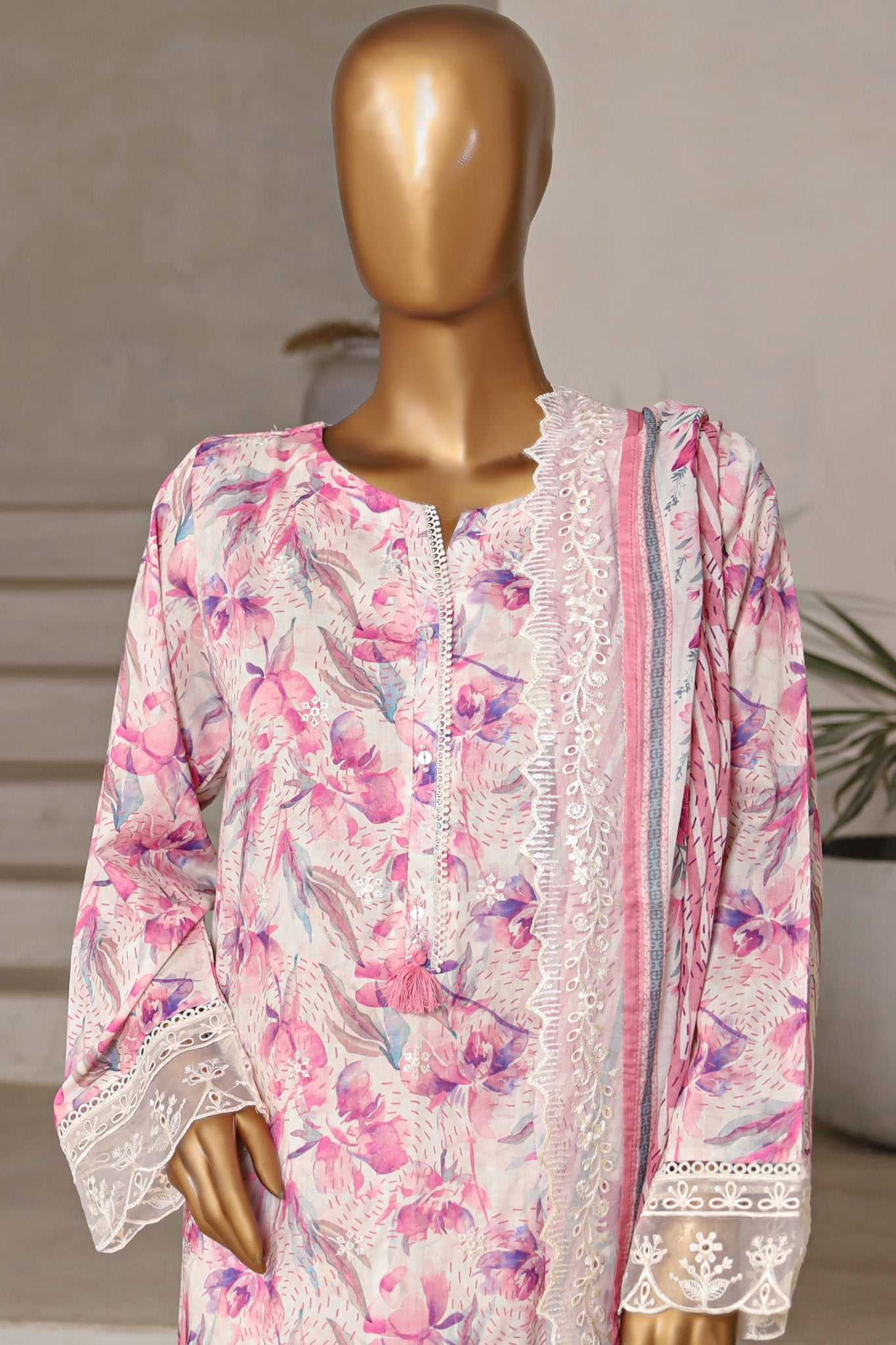 Amyrah By Sada Bahar Stitched 3 Piece Emb Festive Vol-02 Collection'2025-CKD-1056-Pink