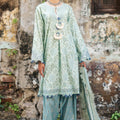 Taneez by Roheenaz Unstitched 3 Piece Block Printed Lawn Collection'2024-RNB-02-A-Jasmin