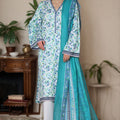 Bin Saeed Stitched 3 Piece Printed Cotton Vol-03 Collection'2025-WC-2415-Ferozi