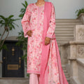 Bin Saeed Stitched 3 Piece Printed Cotton Vol-03 Collection'2025-WC-2426-Pink