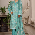 Bin Saeed Stitched 3 Piece Printed Cotton Vol-03 Collection'2025-WC-2423-Green