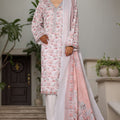 Bin Saeed Stitched 3 Piece Printed Cotton Vol-03 Collection'2025-WC-2421-White