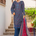 Raya By Sada Bahar Stitched 3 Piece Festive Emb Lawn Collection-CW-D-3983-Blue