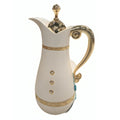 WHITE GOLD THERMOS FLASK JUG
