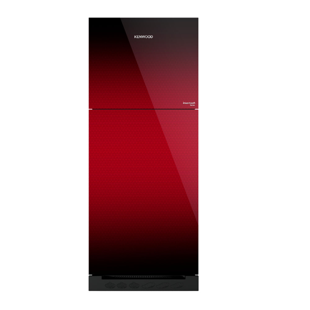 KENWOOD GLASS DOOR INVERTER REFRIGERATOR Model KRF-25557GD MRG MAHROON