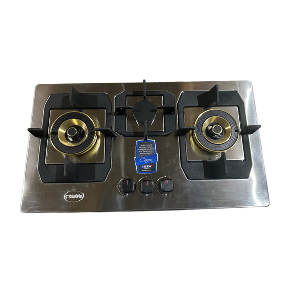 CANON 3BURNER STAINLESS STEEL HOB Model CA-2-19 LPG
