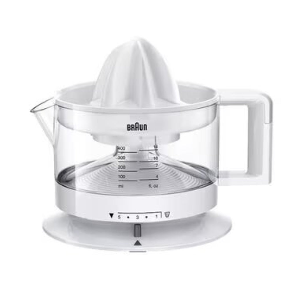 BRAUN CITRUS JUICER Model CJ-3000 WHITE