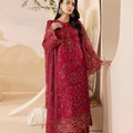 Lavish Pareesa Luxury Chiffon'24 D-01 CRIMSON