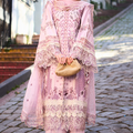 Huma Gul Unstitched 3 Piece Luxury Emb Lawn Suit-Symphonia HG-07
