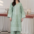 Flutterby Stitched 2 Piece Cotton Satin Winter Collection'2025-Ember - gr