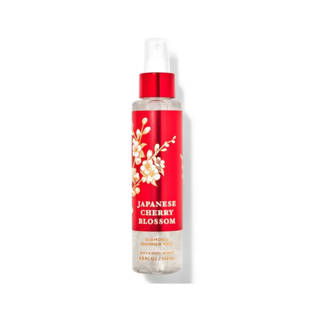 Bath & Body Works Japanese Cherry Blossom Diamond Shimmer Body Mist 125Ml