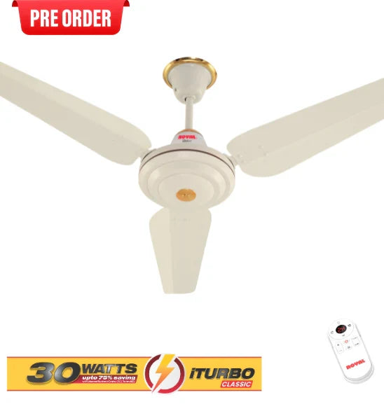 Royal - Prime - ITurbo Classic 30 Watts Fan - My Store
