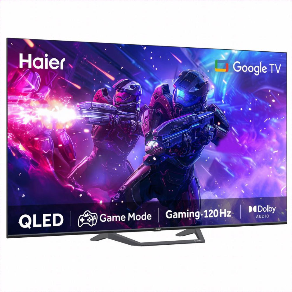 HAIER 50 INCH SMART & 4K QLED GOOGLE TV Model 50S80EUX