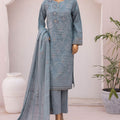 Valencia By HZ Unstitched 3 Piece Jacquard Lawn Collection'2024-VJ-01