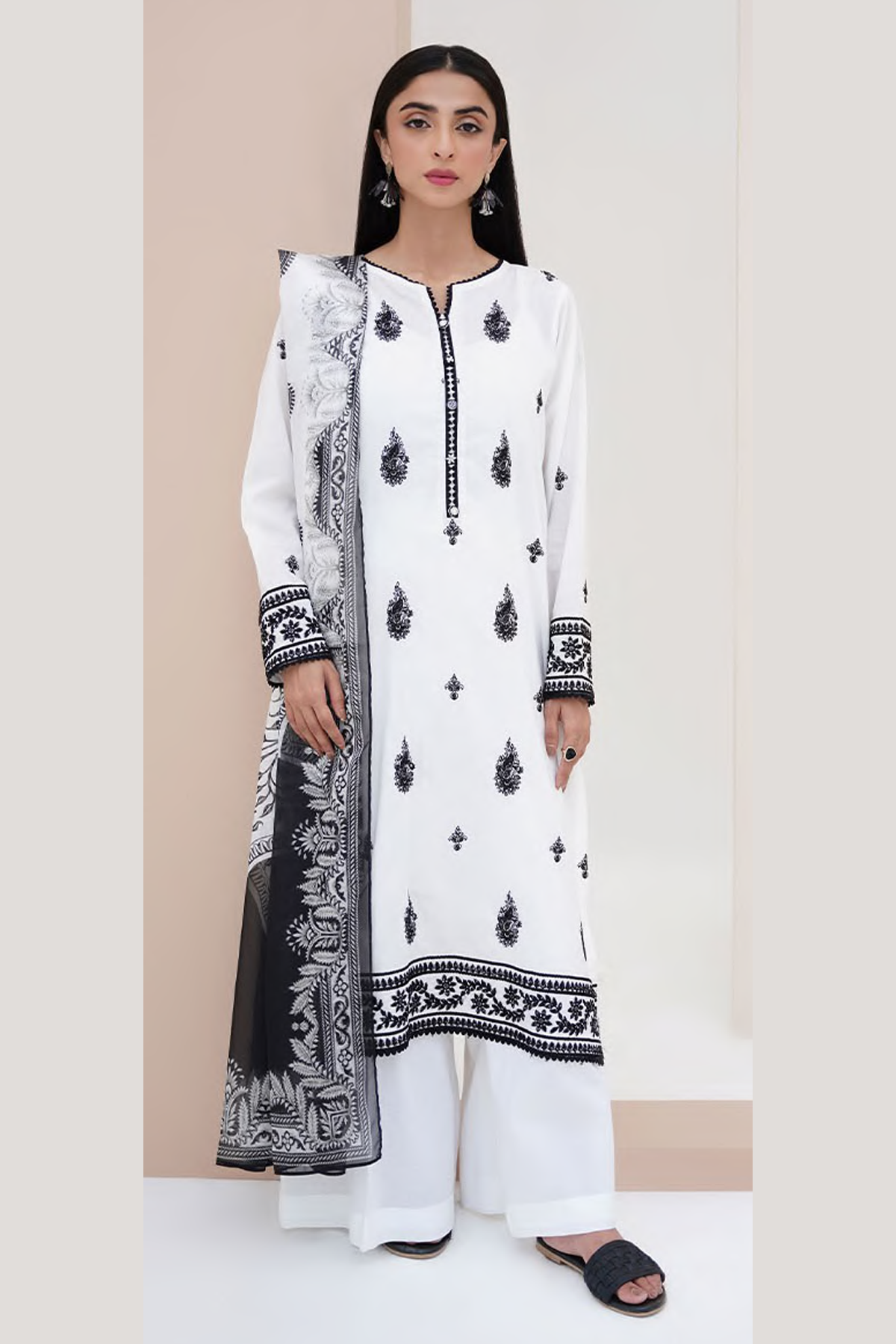 zellbury -Shirt Shalwar Dupatta - - 3 pc Lawn Suit -Vol.4