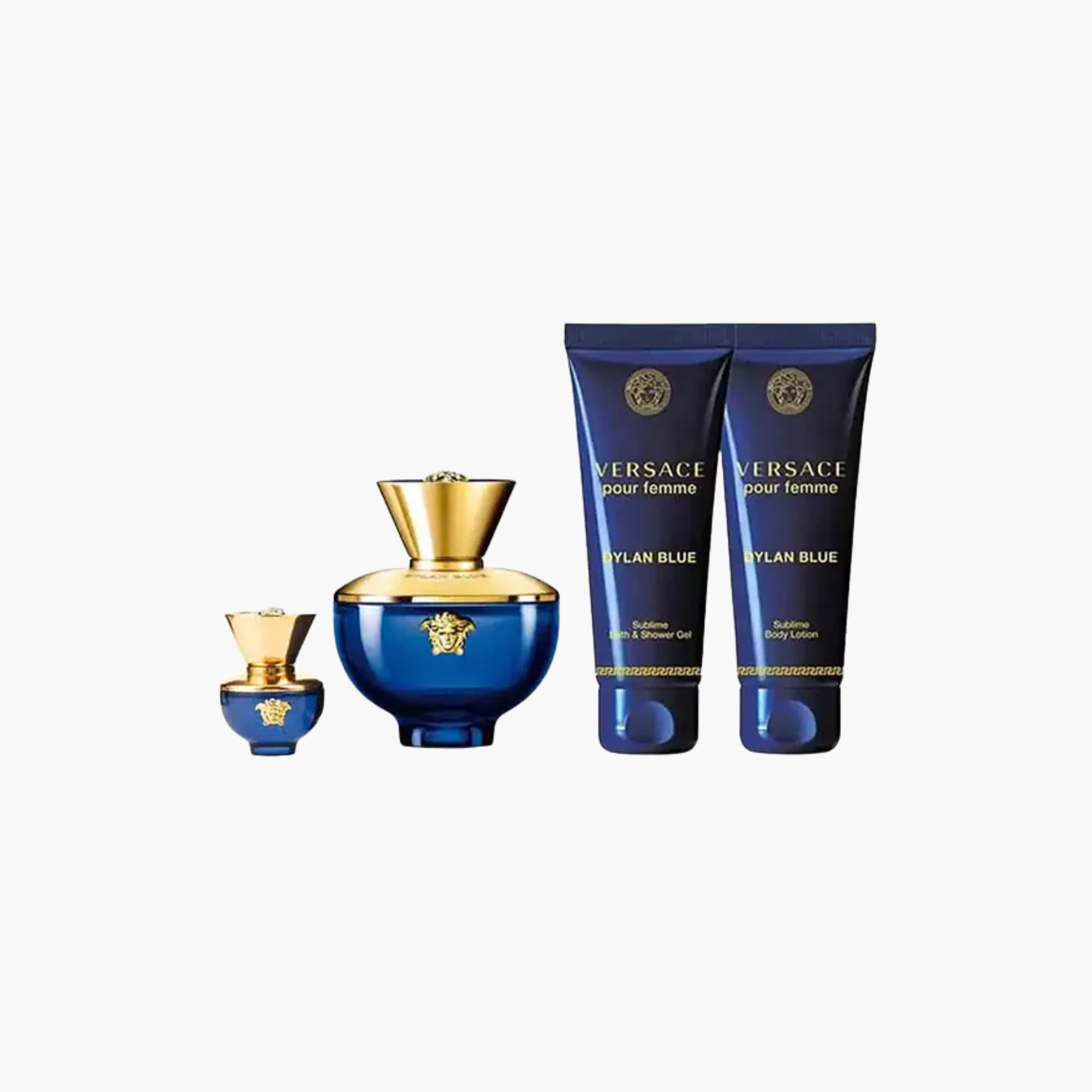 Versace Pour Femme Dylan Blue 4 Piece Gift Set
