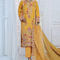 Viera The Organza Story By Sada E Noor Stitched 3 Piece Luxury Prets Vol-01 Collection'2025-Viery-02-Mustard