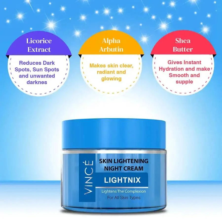 Vince - Lightnix-Skin Lightening Night Cream - My Store