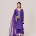 Festive Luxury Pret By Stitch Vibes Stitched Formals Suit-Violet Mist Dress