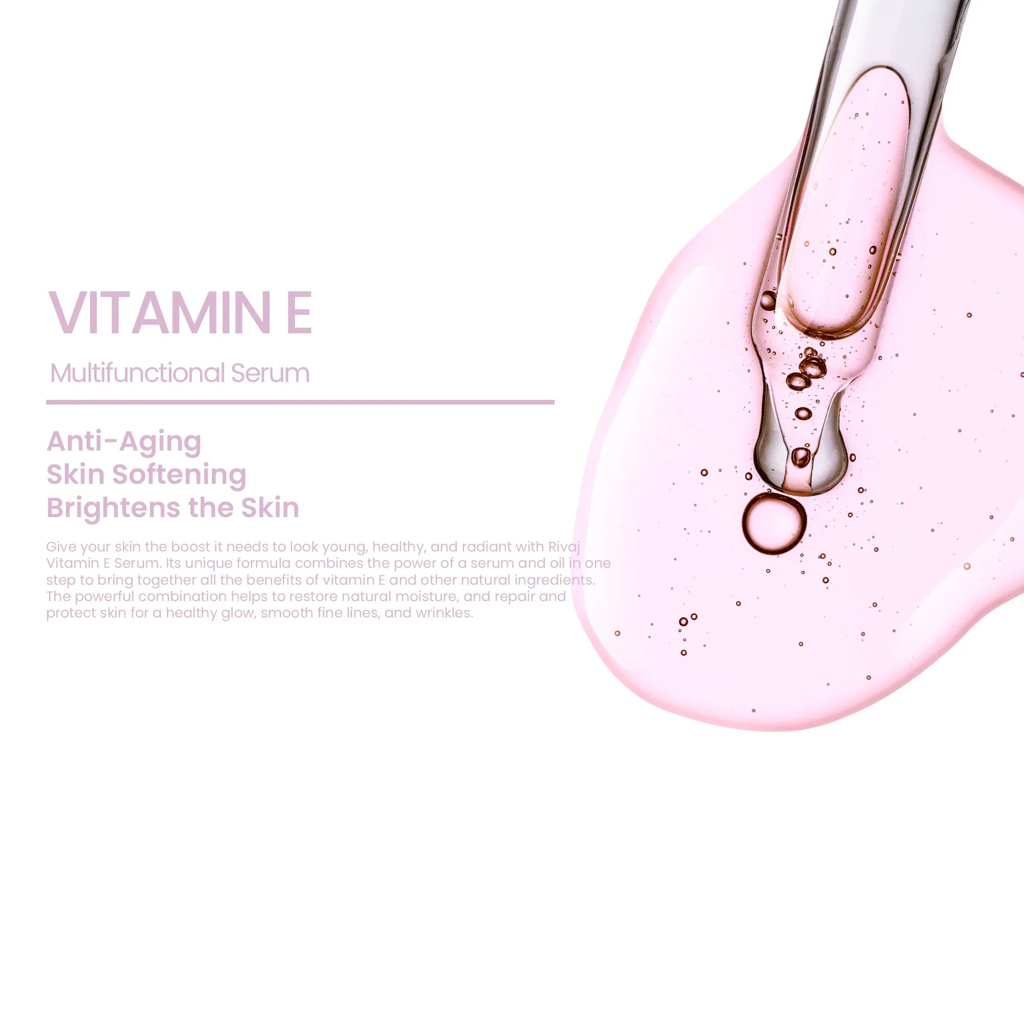 Rivaj - Face Serum - Vitamin E - 30Ml